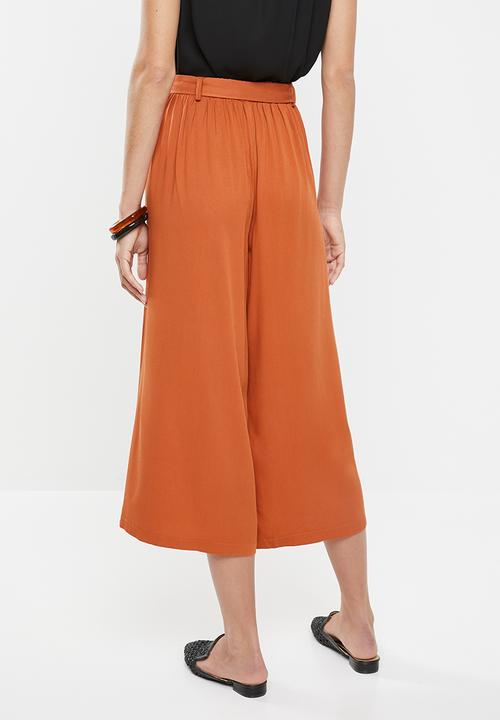 edit - Paperbag culotte - rust