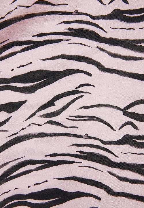 Superbalist - Printed sleep romper - pink & black