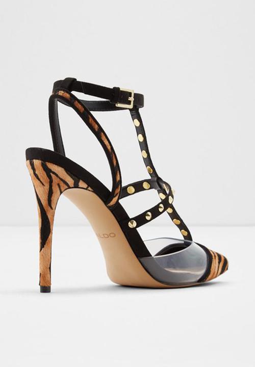 ALDO - Celadrie leather heel - black & brown 