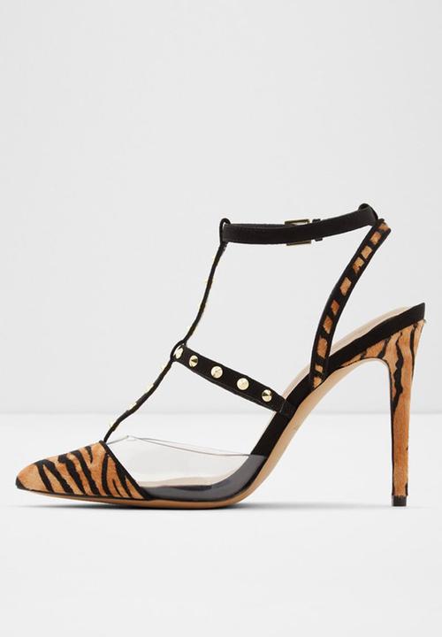 ALDO - Celadrie leather heel - black & brown 