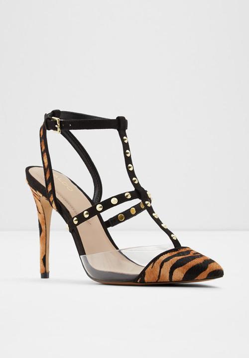 ALDO - Celadrie leather heel - black & brown 