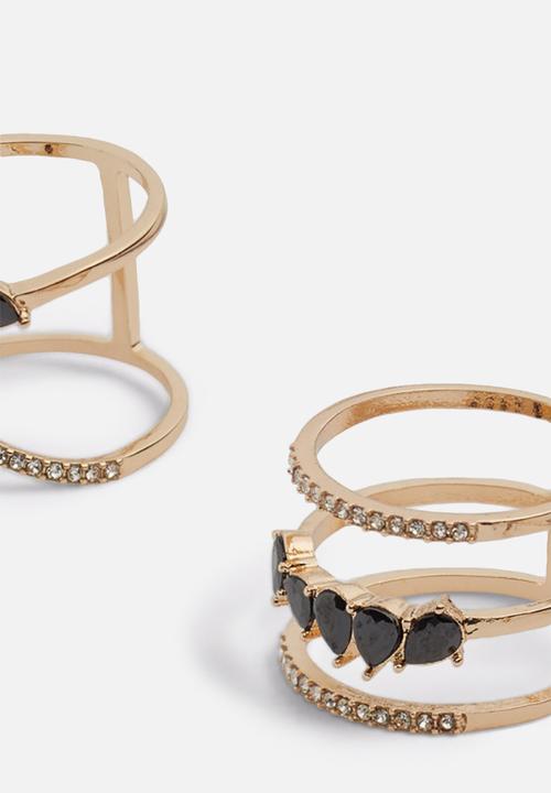 ALDO - Tetonia1 -  black & gold 