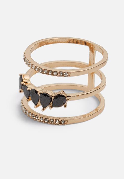 ALDO - Tetonia1 -  black & gold 