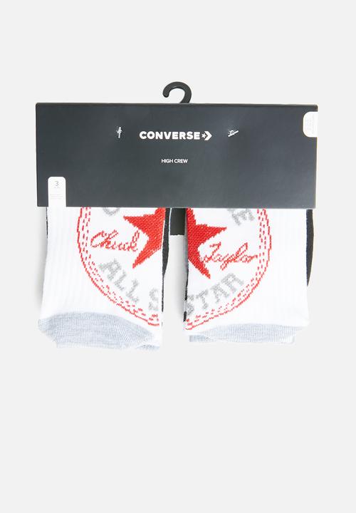 Converse - Converse chevron high crew 3 pack - multi 