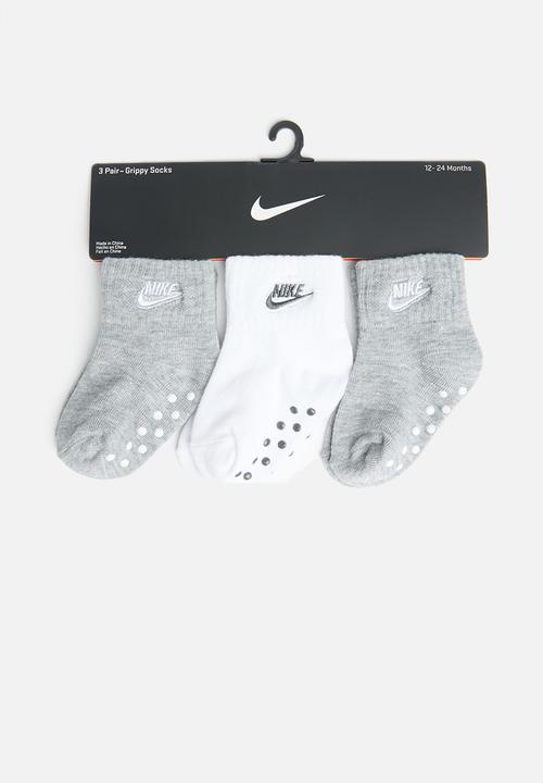 Nike - Nhn core futura gripper - grey & white 