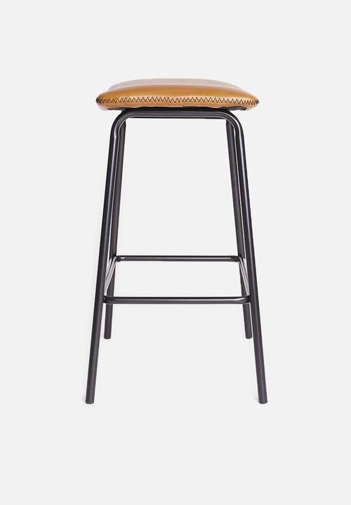 Sixth Floor - Rio counter stool - brown & black