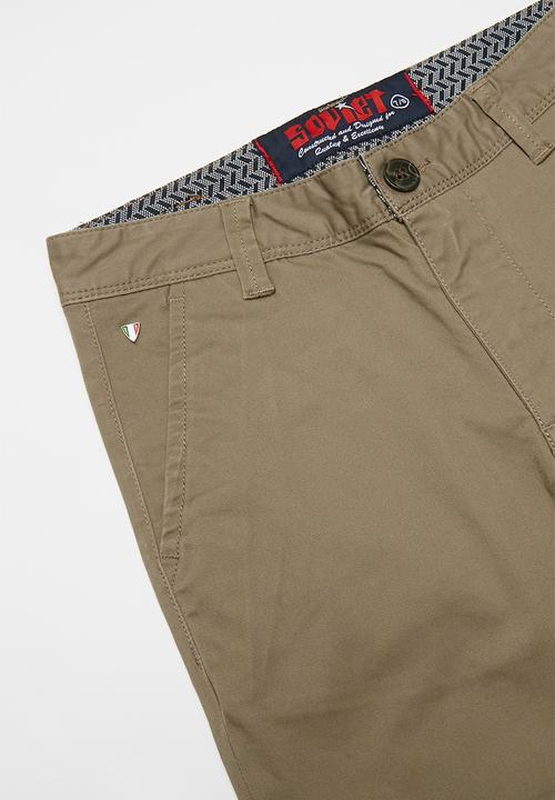 SOVIET - B Maldini cotton pants - brown