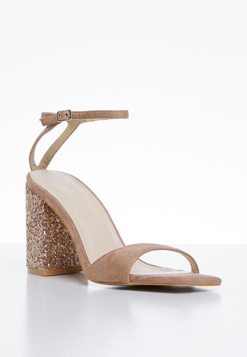 Superbalist - Lulu glitter heel - blush