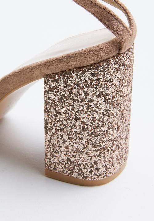 Superbalist - Lulu glitter heel - blush