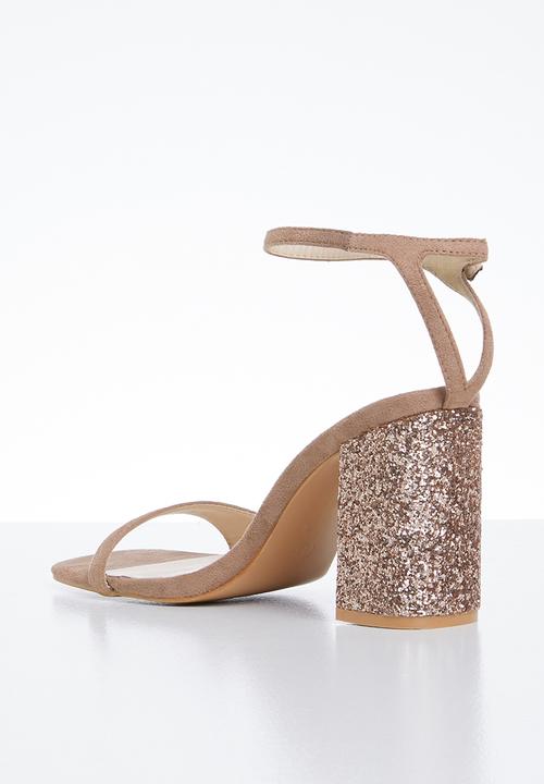 Superbalist - Lulu glitter heel - blush