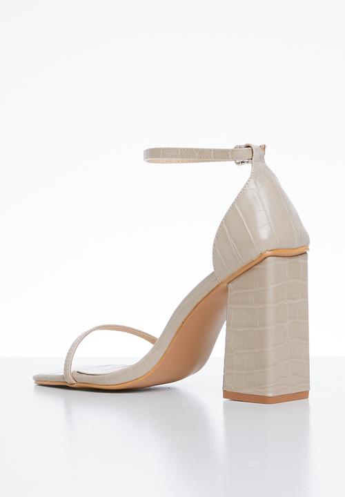 Superbalist - Croc barely there heel - neutral