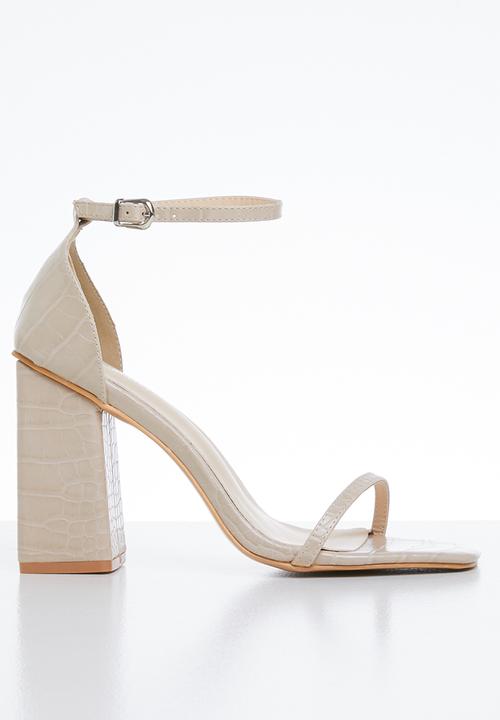 Croc barely there heel - neutral 