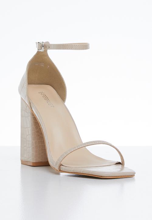 Superbalist - Croc barely there heel - neutral