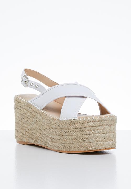Superbalist - Kelly espadrille wedge - white