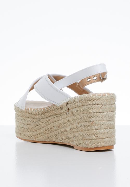 Superbalist - Kelly espadrille wedge - white