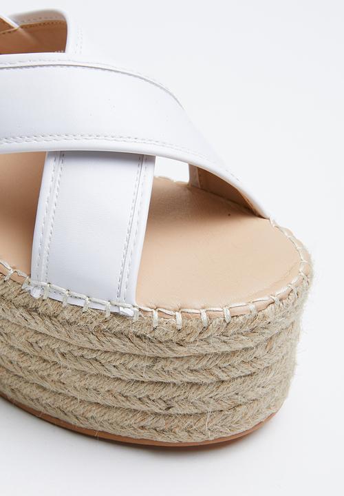 Superbalist - Kelly espadrille wedge - white