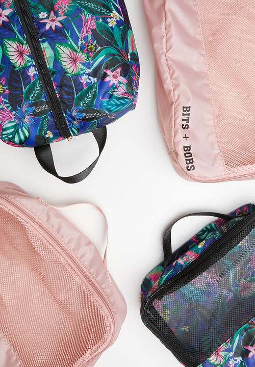 Typo - 4 Pack Luggage packing cells - multi