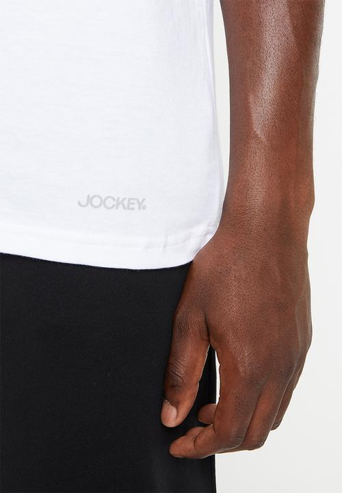 Jockey - 2 Pack crew neck undershirt - white