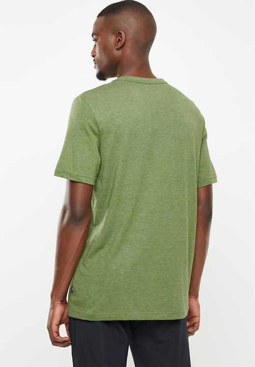 PUMA - Ess heather tee - green