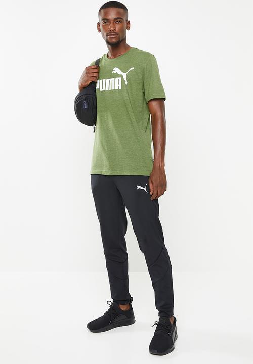PUMA - Ess heather tee - green