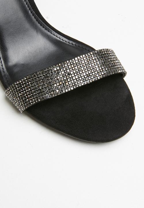 Steve Madden - Malia heel - black & silver