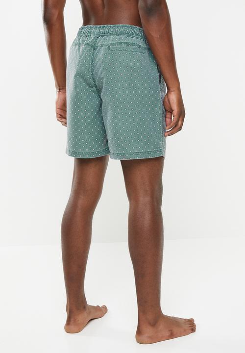 Cotton On - Ditsy hoff short - green