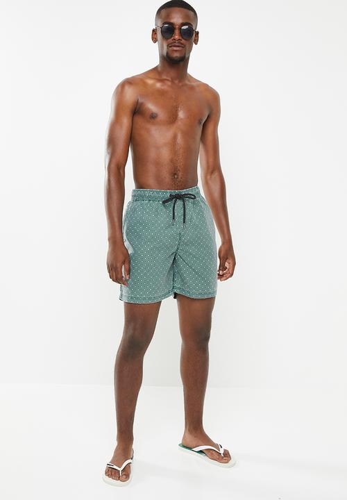 Cotton On - Ditsy hoff short - green