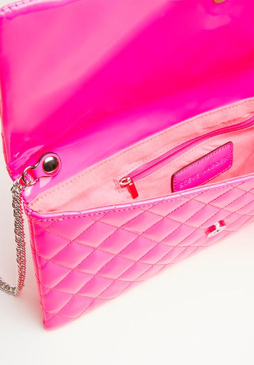 Steve Madden - Bvienna  clutch -  neon pink