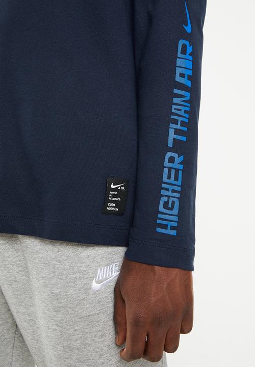 Nike - Dry dfc A.I.R long sleeve tee - navy