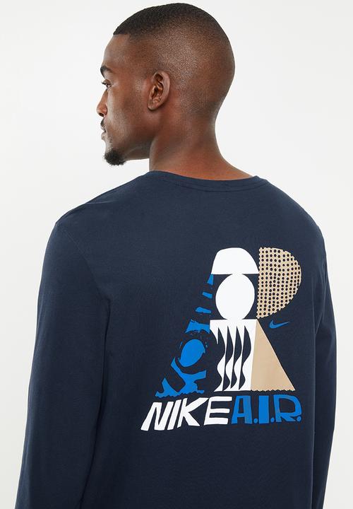 Nike - Dry dfc A.I.R long sleeve tee - navy