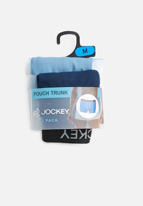 Jockey - 2 Pack urban trendz pouch trunk - blue & navy