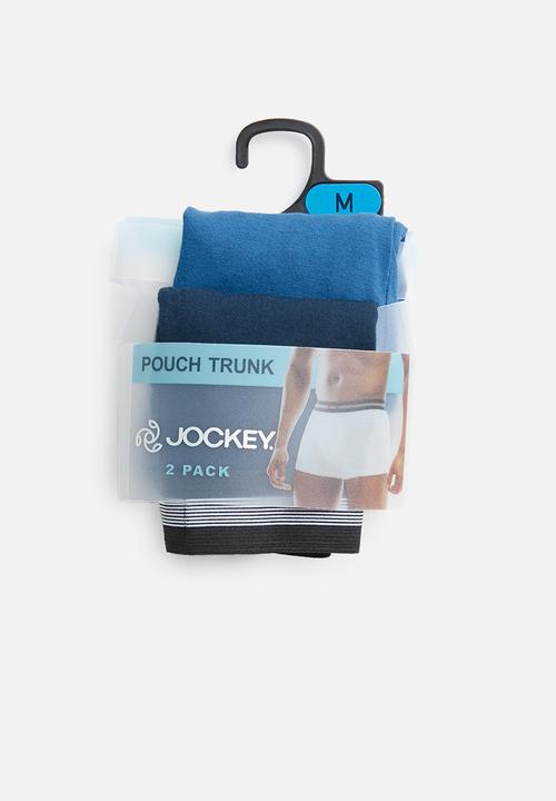 Jockey - 2 Pack one up stretch trunk - blue & navy
