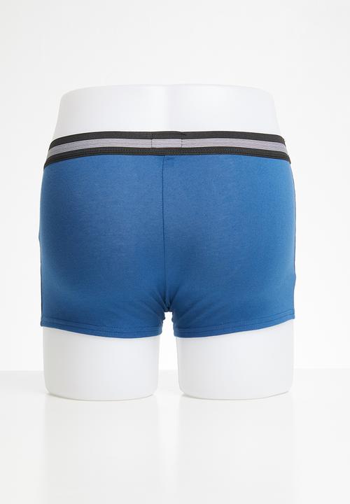 Jockey - 2 Pack one up stretch trunk - blue & navy