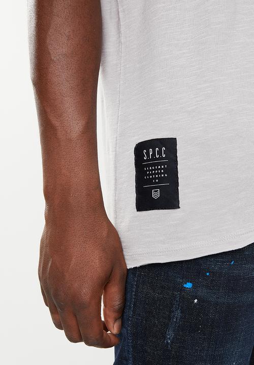 S.P.C.C - Oversize short sleeve logo tee - grey
