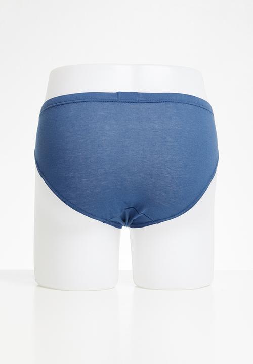 Jockey - 3 Pack plain melange skant - multi
