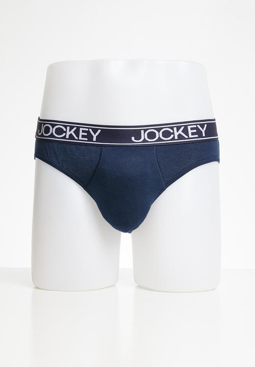 Jockey - 3 pack fancy jockey brief - blue & navy