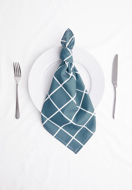 Sixth Floor - Check-in napkin set of 4 - green