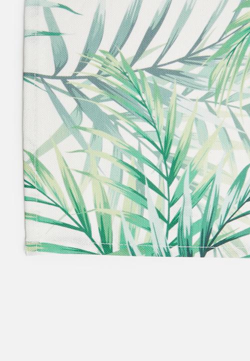 Sixth Floor - Leafy napkin set of 4 - green
