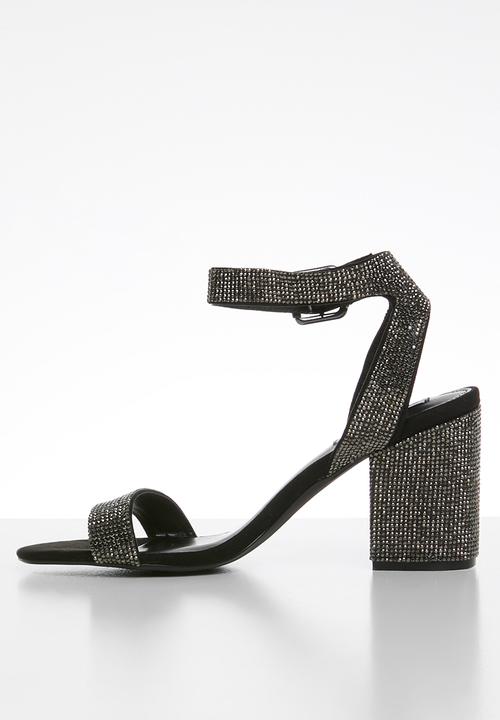 Steve Madden - Malia heel - black & silver