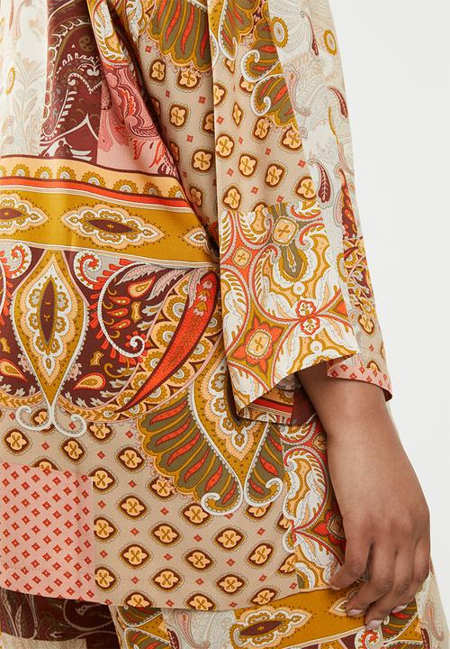 edit Plus - Wide sleeve kimono - multi