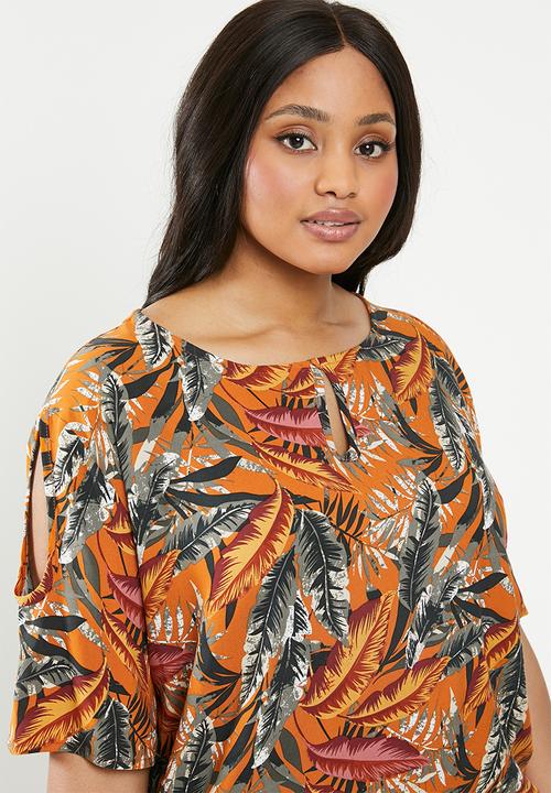 edit Plus - Keyhole blouse - multi
