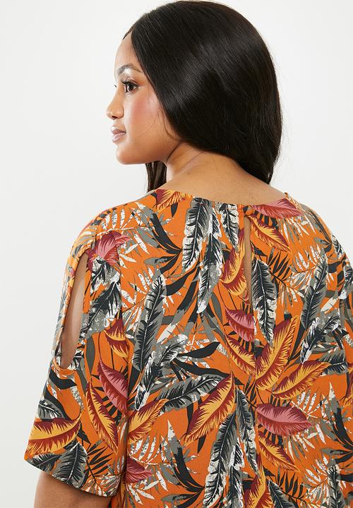edit Plus - Keyhole blouse - multi