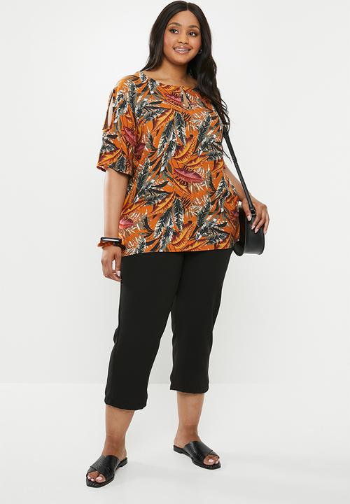 edit Plus - Keyhole blouse - multi