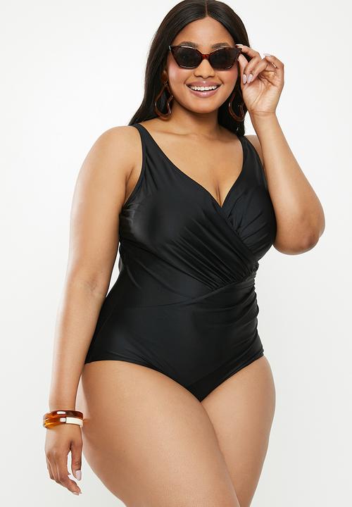 Bacon Bikinis - Shannon plus one piece - black
