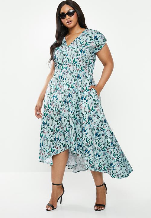 AMANDA LAIRD CHERRY - Plus size nontathu dress - multi 