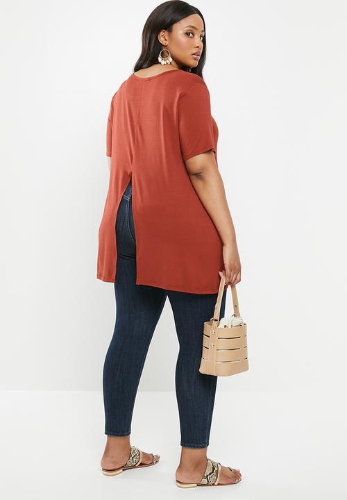 Superbalist - Slit back longer length - rust