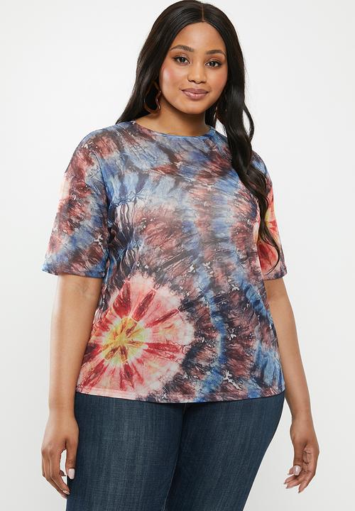 Superbalist - Mesh boxy tee - multi