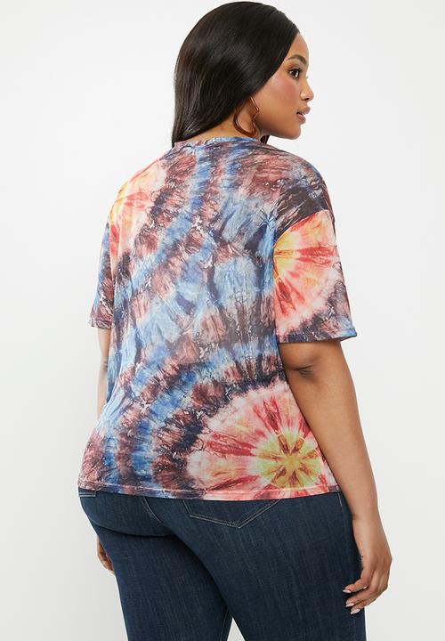 Superbalist - Mesh boxy tee - multi