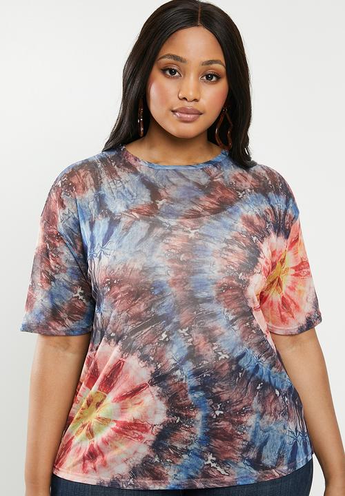 Superbalist - Mesh boxy tee - multi