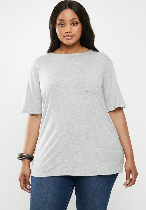 Superbalist - Longer length tee - grey